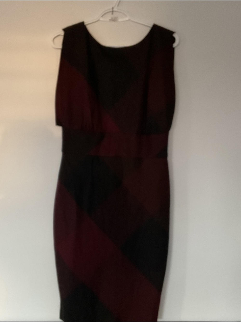 Ted Baker Black Dress with Gold Back Zip Detail